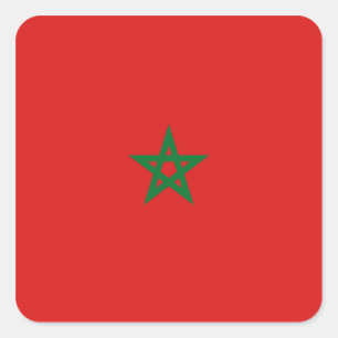 Sticker du drapeau marocain