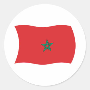 Sticker du drapeau marocain