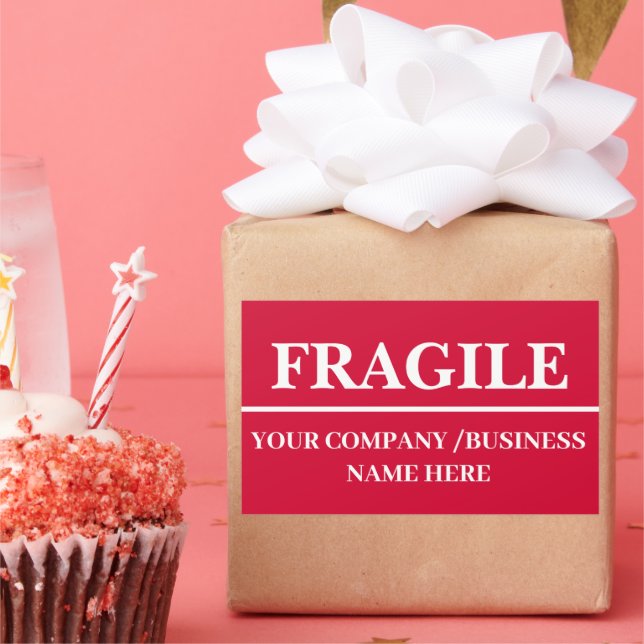 Sticker du Étiquette de livraison fragile (Fête)