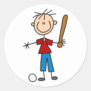 Sticker du joueur de baseball