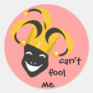 Sticker du jour du fou d'avril