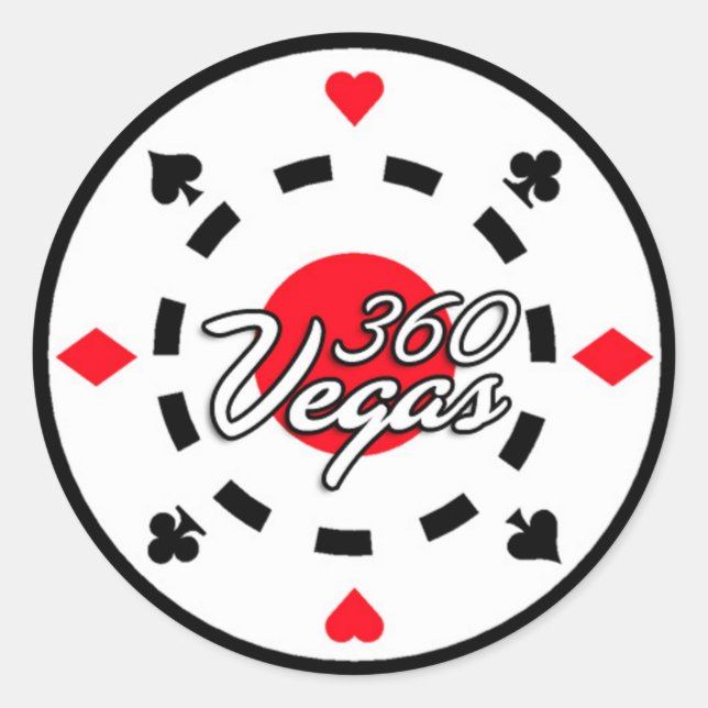 Sticker du logo 360 Vegas Chip (Devant)