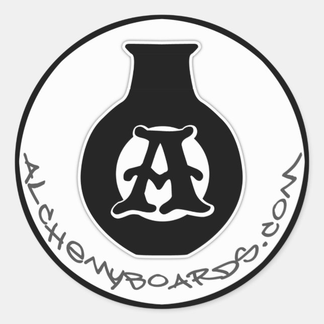 Sticker du logo de l'alchimie (Devant)