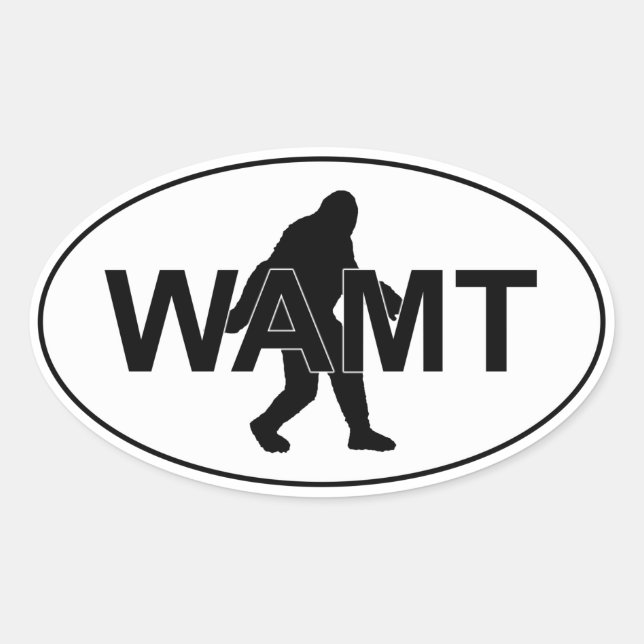 Sticker du logo de l'équipe WAMT Squatch (Devant)