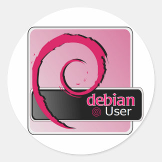 Sticker du logo de l'utilisateur Debian