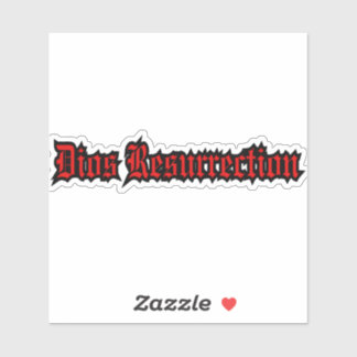 Sticker du logo de résurrection Dios