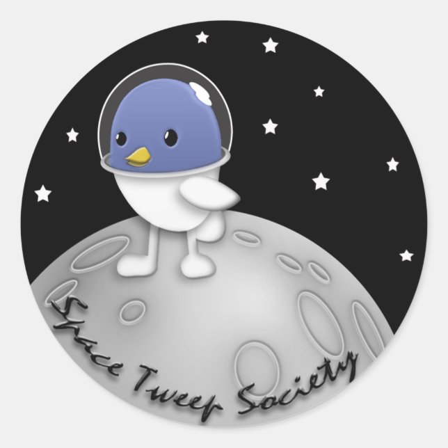 Sticker du logo de Space Tweep Society (Devant)