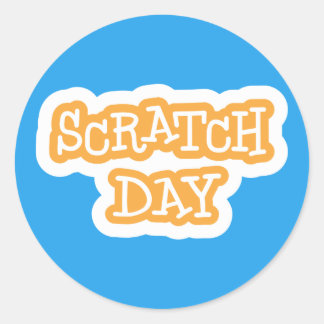 Sticker du logo du Jour du Scratère