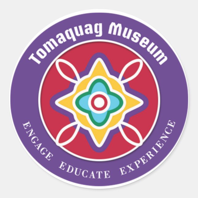 Sticker du logo du musée Tomaquag (Devant)