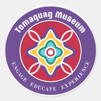Sticker du logo du musée Tomaquag