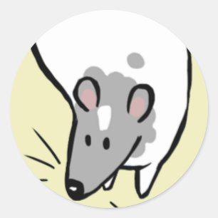Sticker du logo Pack Rat