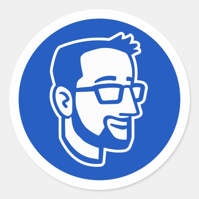 Sticker du logo rond BibleThinker (Devant)