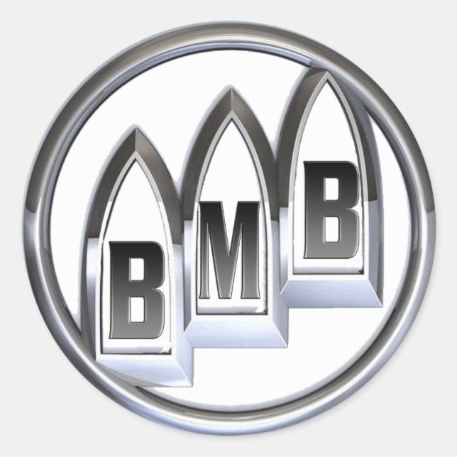 Sticker du logo Round Buick MacKane (Devant)