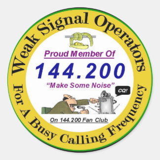 Sticker du logo Signal faible 3 pouces