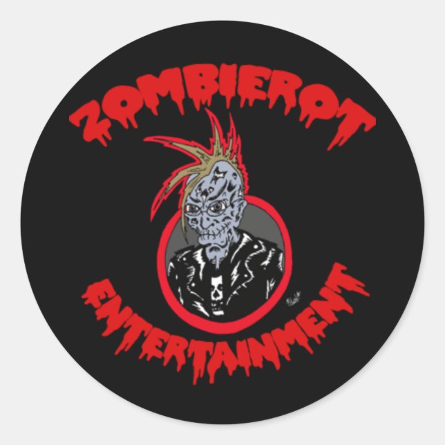 Sticker du logo Zombie Xtoph (Devant)