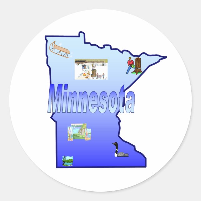 Sticker du Minnesota (Devant)