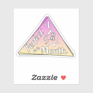 Sticker du mois parfait - Avril