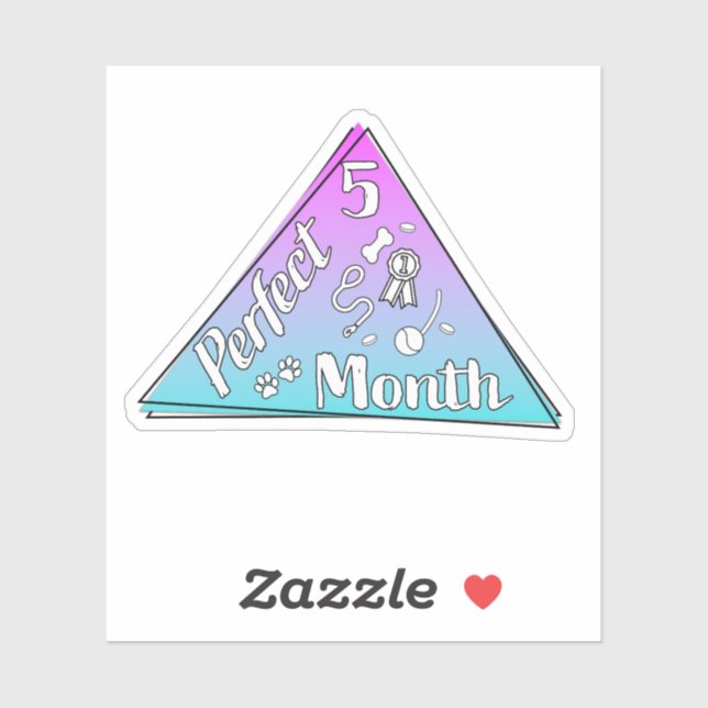 Sticker du mois parfait - Mai (Feuille)