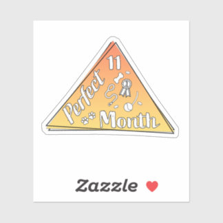 Sticker du mois parfait - Novembre