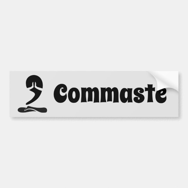 Sticker du pare-chocs Commaste (Devant)