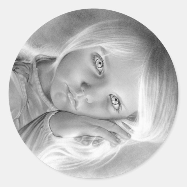 Sticker du petit ange du ciel (Devant)