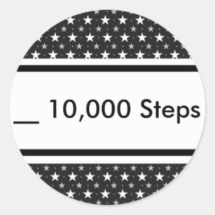 Sticker du planificateur d'étapes 10 000