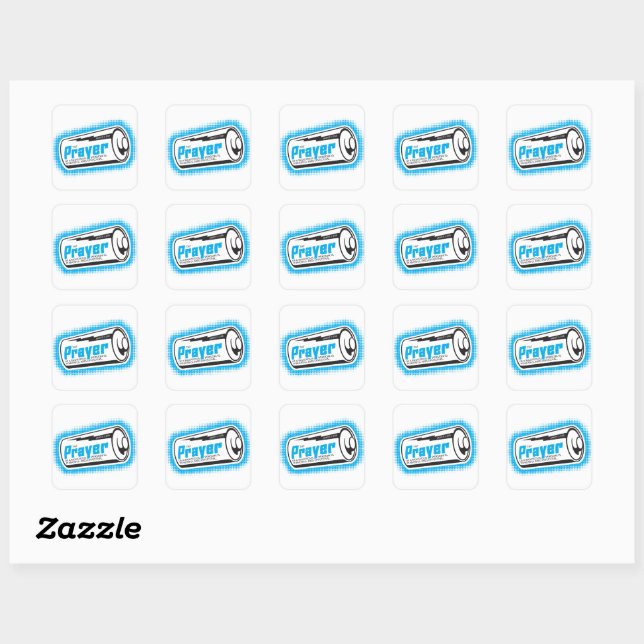 Sticker du pouvoir de prière (Feuille)