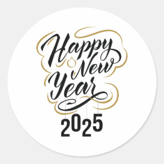 Sticker du réveillon du Nouvel An | Décal de fête 
