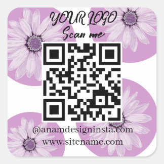 Sticker du scanner de code QR