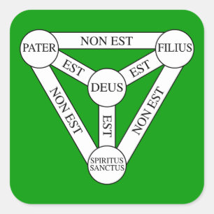 Sticker du Scutum Fidei/Bouclier de la Trinité