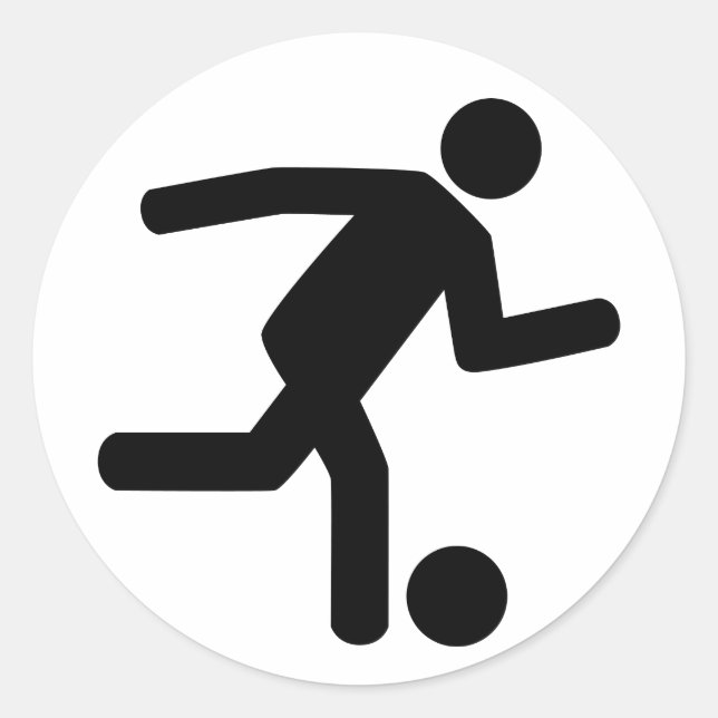 Sticker du symbole de football (Devant)