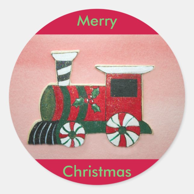 Sticker du train de jouets (Devant)