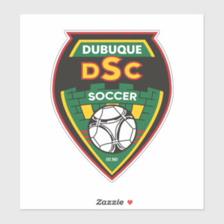 Sticker Dubuque Soccer Club Car Decal