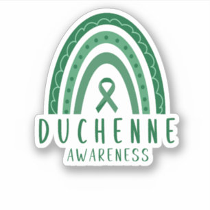 Sticker Duchenne Dystrophie musculaire DMD Ruban arc-en-ci
