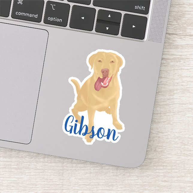 Sticker Dudley Labrador (Détail)