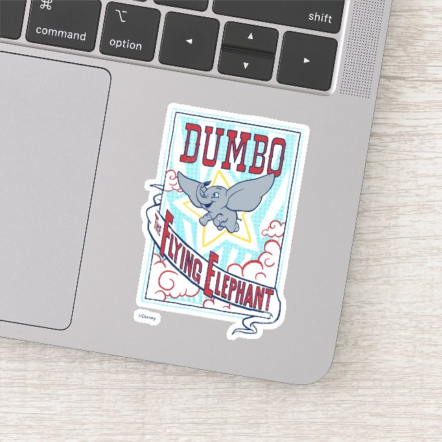 Sticker Dumbo | "L'éléphant volant" Circus Art (Détail)