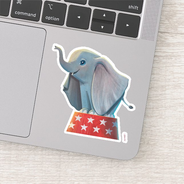 Sticker Dumbo | Podium du cirque du ciel souriant (Détail)