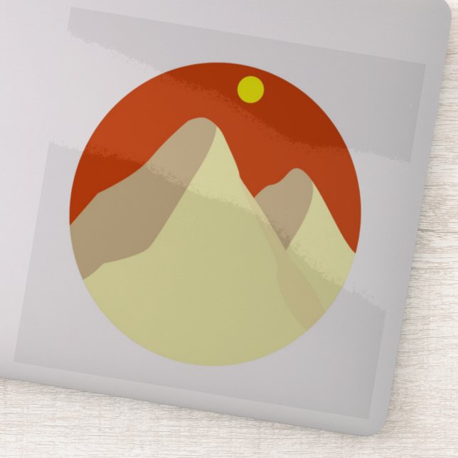 Sticker Dunes De Sable En Été (Détail)