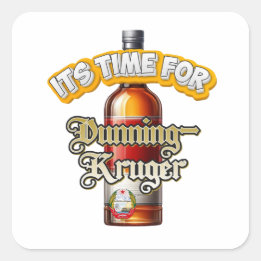 Sticker Dunning Kruger