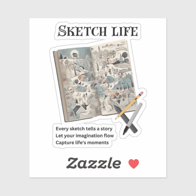 Sticker Durée de l'esquisse (Feuille)