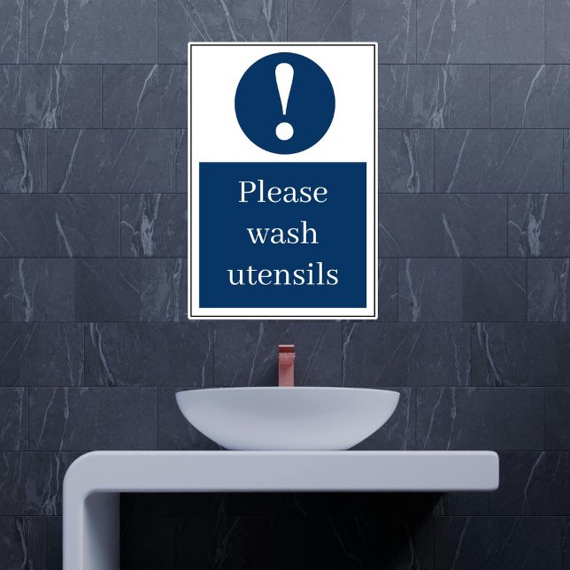 Sticker d'ustensiles de lavage (Créateur téléchargé)