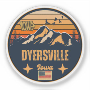 Sticker Dyersville, Iowa, États-Unis