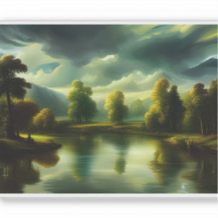 Sticker E.J. Gold Ethereal Dawn in the Countryside Vinyl