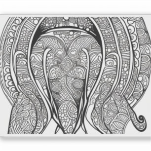 Sticker E.J. Or Visage Dolphin Vinyle amovible
