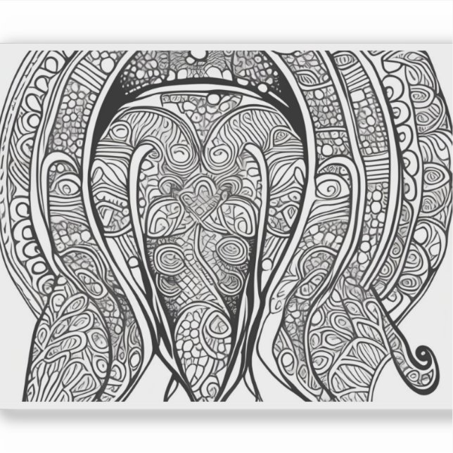 Sticker E.J. Or Visage Dolphin Vinyle amovible (Devant)