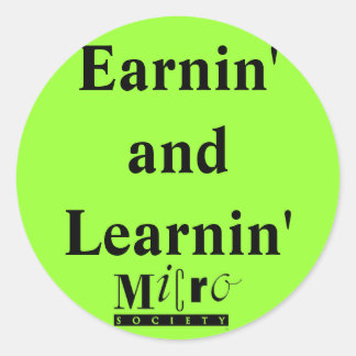 Sticker Earnin' et Learnin'