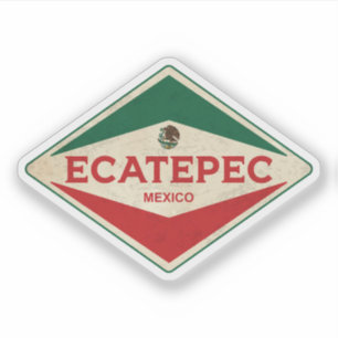 Sticker Ecatepec Mexique Vintage