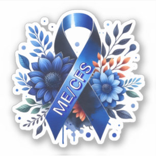 Sticker Écéphalomyélite myalgique Ruban de sensibilisation