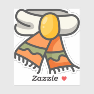 Sticker écharpe