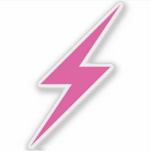 Sticker Éclair rose de féminisme